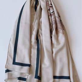 女士国风真丝羊绒大披肩