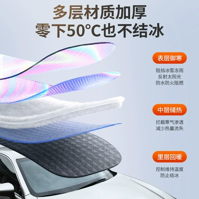 Cover Magnetic Thickened: Qìchē Car snow shield