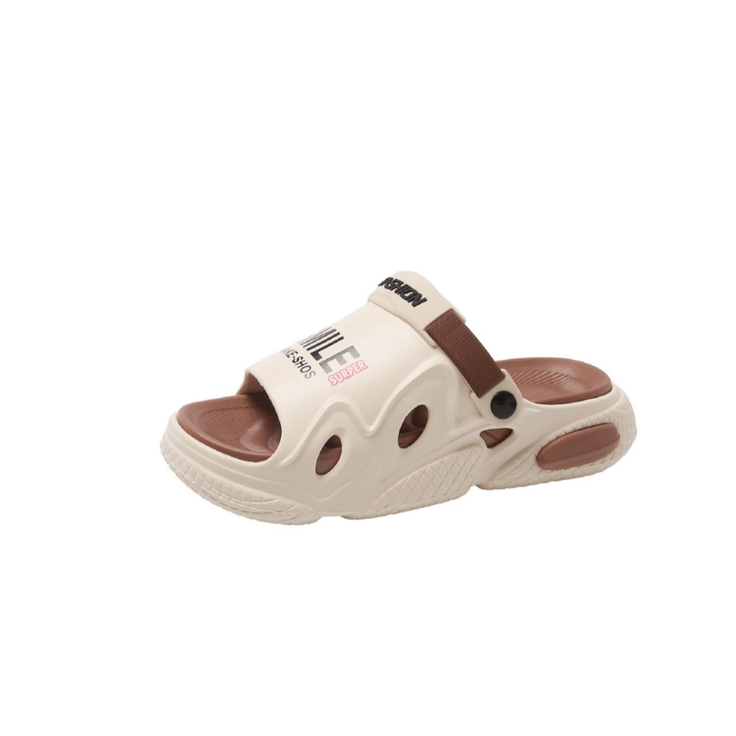 Verano tamaño 47 zapatillas casuales de un hombre pareja de zapatillas de playa de suela gruesa para conducir sandalias de doble propósito mujeres