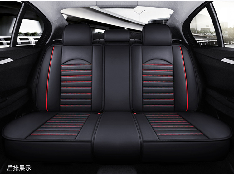 New full leather car seat cover four seasons universal all-inclusive seat cushion leather seat cover autumn breathable non-slip wear-resistant