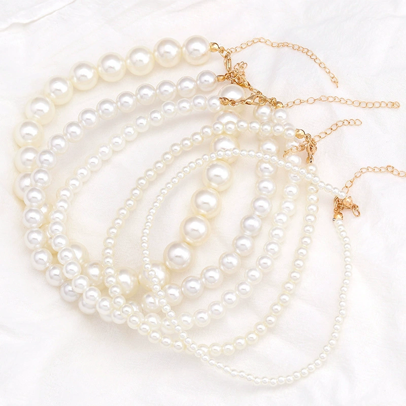Колье (бренд) Pearl Chain, универсальная цепочка для ключей и сумки, простой элегантный дизайн, множество размеров бусин