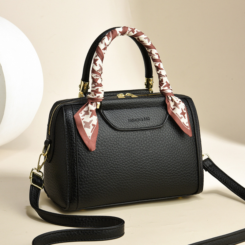 Boston 2025 New High-end PU Large Capacity Shoulder Crossbody Bag Women's Handbag_voghion.com