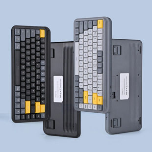 Manufacturer Supplies Wireless Keyboard Three-Mode Three-Channel Mechanical Keyboard E-Sports Game Universal Wireless Bluetooth Keyboard