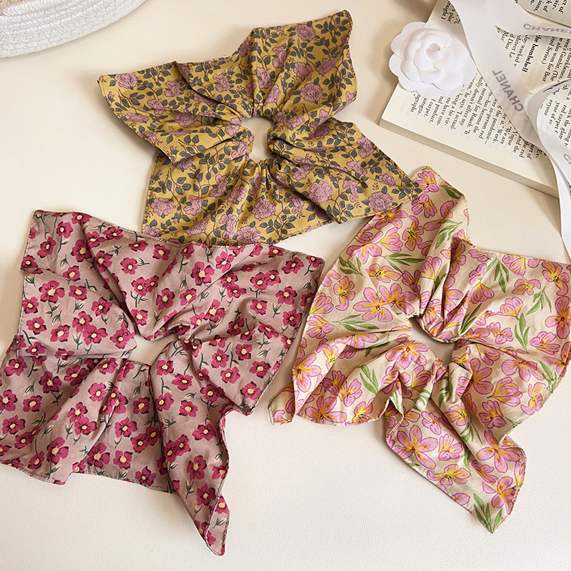 Hair Tie Hair Accessories Type Pastoral Women's Flower Cloth Hair Tie