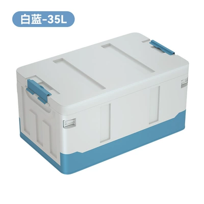 storage box camping finishing – Car storage bag/box - rare-blue-flat-cover-model-small-size-35l