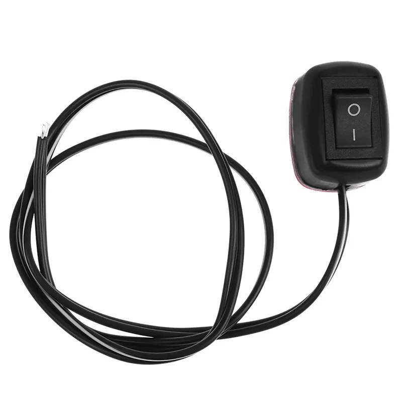Мини-переключатель для лодки с пастой 12V10A, автомобильный модифицированный переключатель с пастой, двухскоростной непробивной ремень для лодки