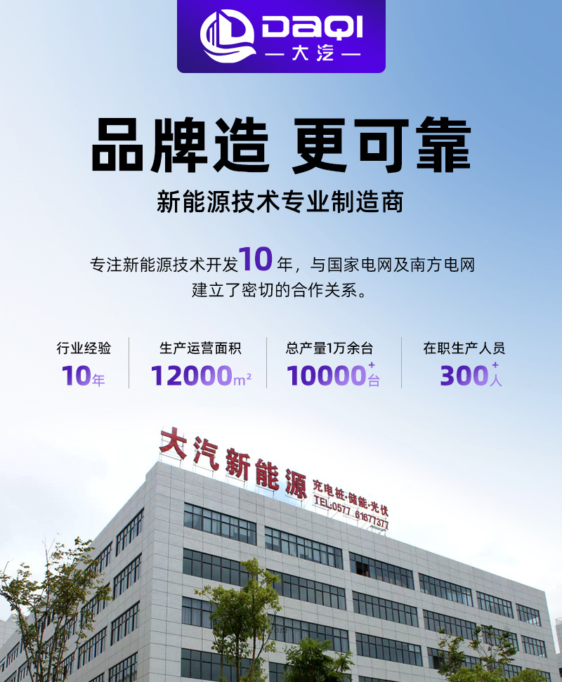 National Standard Operation Version 7Kw Car Charging Station for Residential Areas with 7-Port Charging Gun Head for New Energy Electric Vehicles