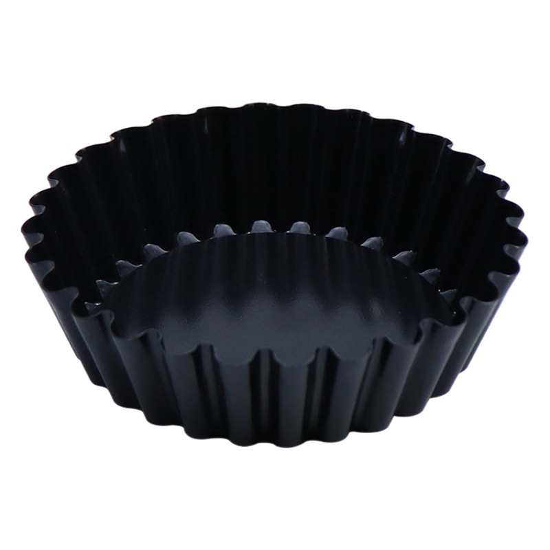 Non-Stick Egg Tart Mold for Oven, Chrysanthemum Apple Pie Pan with Removable Bottom, 3inch 4inch 5inch Baking Tray, Baking Tart Mold