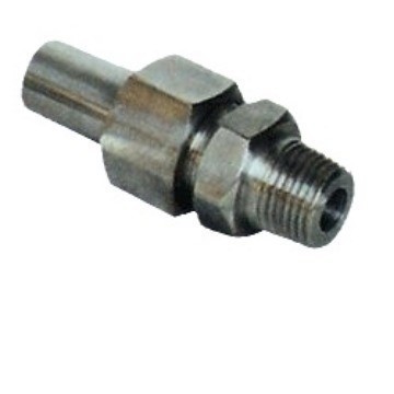 不锈钢304焊接式直通接头GB966式终端管接头对焊式高压耐高压