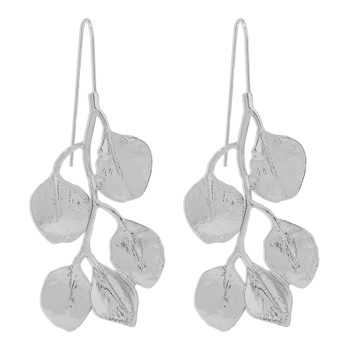 Retro Leaf Alloy Plating Women's Drop Earrings 1 Pair display picture 5