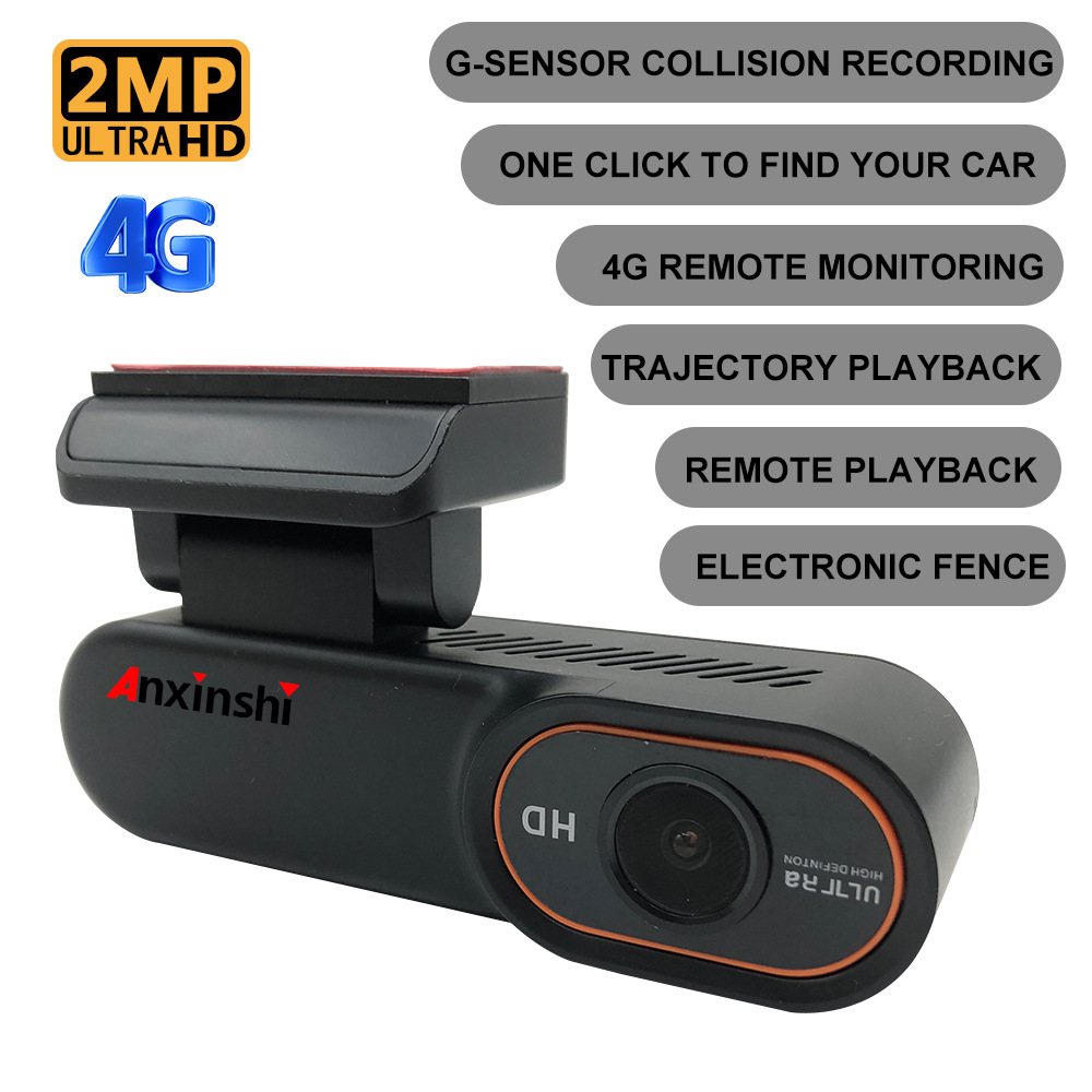 2025 Mini 4g Global Positioning System Dashboard Camera with Night Vision 1080P Parking Monitor