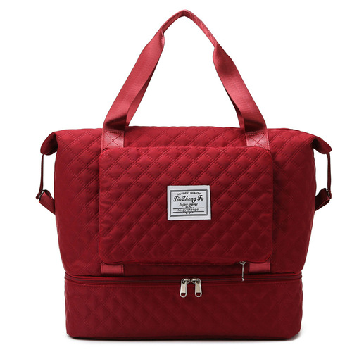 Wholesale dry and wet separation travel fitness bag yoga bag sports tote bag independent shoe position shoulder bag for maternity boarding bag