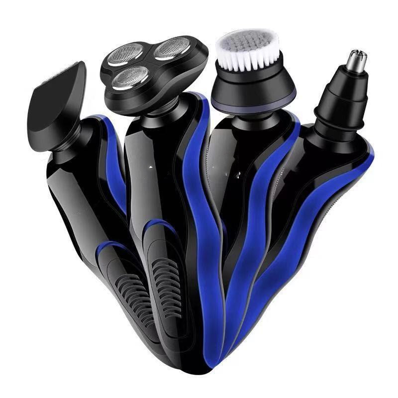 Internet Celebrity Explosive Electric Multifunctional Shaver USB Car Rechargeable Body Washing Four-in-One Shaver