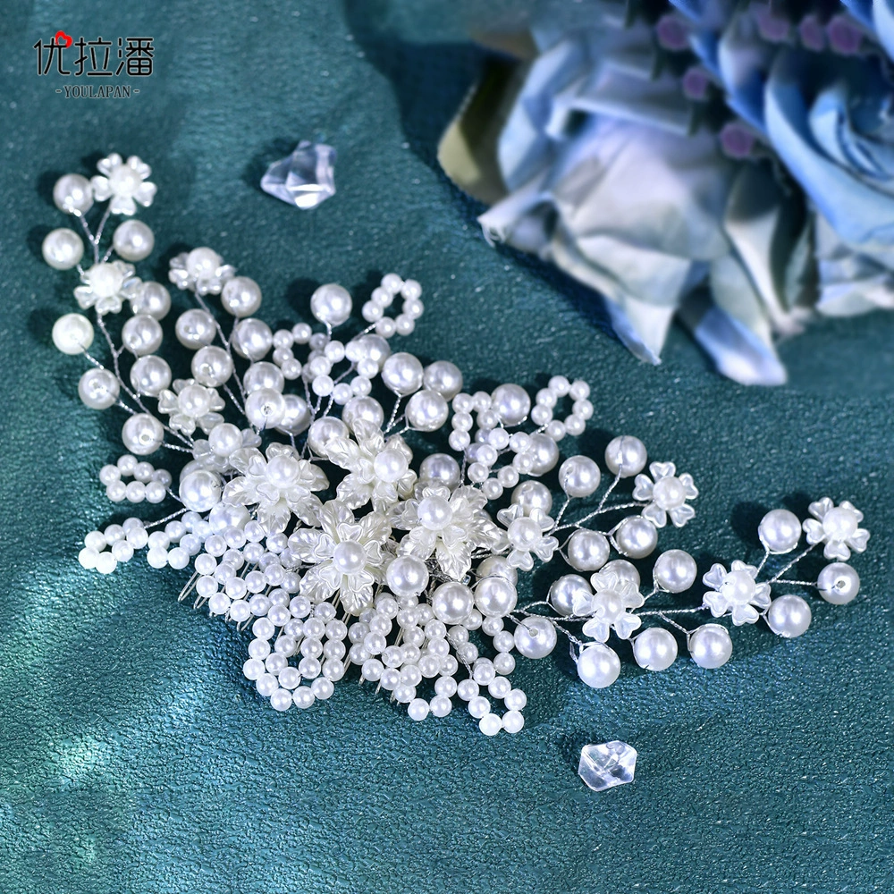 Hair accessory for bride handmade pearl, Korean hairgrip, HP819