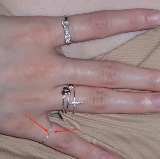 Zirkon Blumen Herz Kreuz Stapelring Set Vielseitiger Schmuck_voghion.com