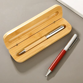 圆珠笔中油笔;库存办公用品;木盒