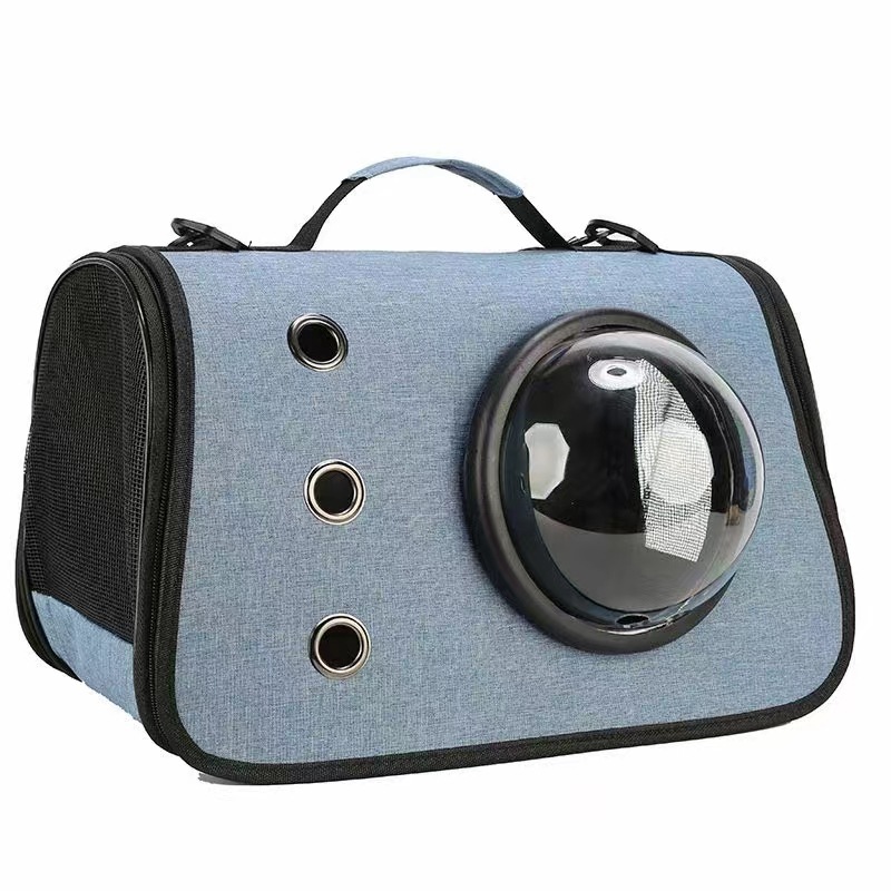 Cat and Dog Bag New Foldable Pet Bag Outdoor Portable Handle Space Station Single Shoulder Breathable Pet Dual Shoulder Backpack