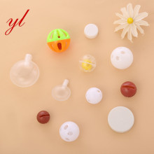 毛绒玩具内置发声 塑料扁盒 响盒五孔塑料铃铛宝宝DIY玩具配件