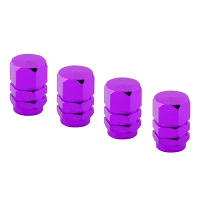 Other Automotive Exterior Supplies: valve cap valve cap - 4-valve-capsules-purple-no-logo