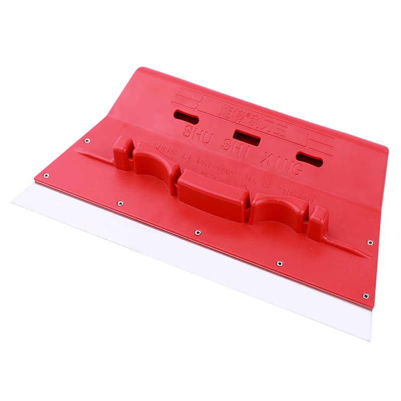 Raspador de acero inoxidable rojo al por mayor, espátula de masilla, espátula de acabado, raspador de pared, pintor, gran fabricante blanco