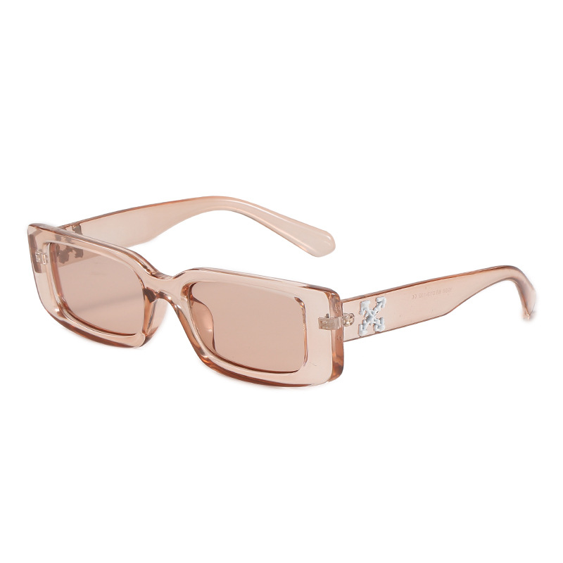 Nuevo diseñador de comercio exterior transfronterizo gafas de sol retro Y2K caja pequeña fabricante de gafas de sol de color caramelo para hombres y mujeres