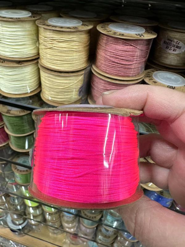 台湾線メタ72号0.8mm玉線卸売り綿ナイロン線中国結線ジュエリー編み紐材料|undefined