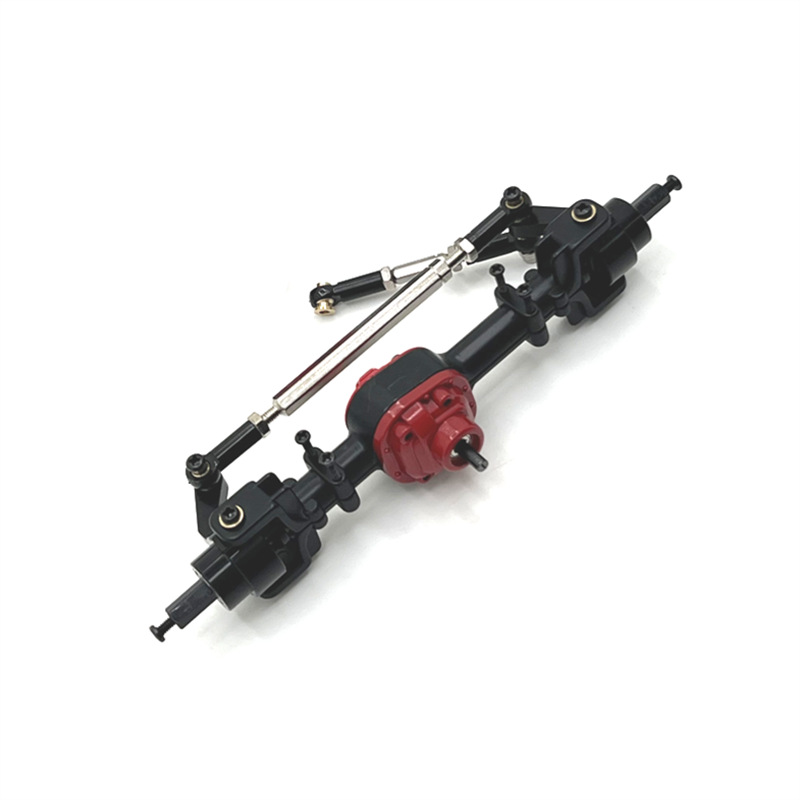 Black front axle