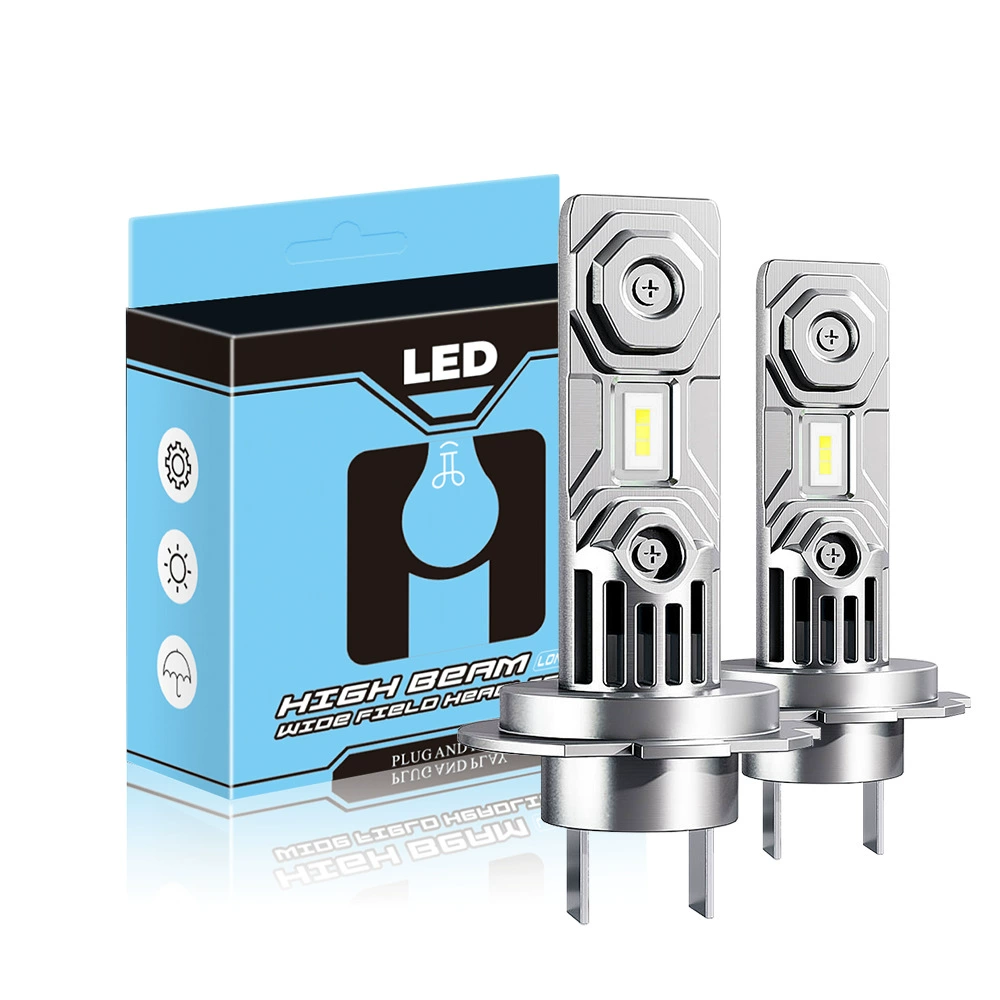 Трансграничная Горячая продажа светодиодных автомобильных фар, встроенных в линию H7, дальний и Ближний луч, мотоциклетная фара, автомобильная светодиодная фара