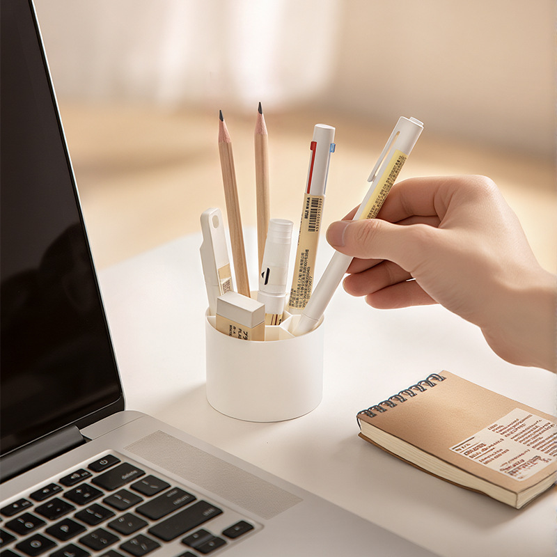 Desktop Seven-Compartment Small Item Organizer Box for Makeup Brushes, Pens, Rulers, Office Stationery Box, Pen Holder, Pen Stand