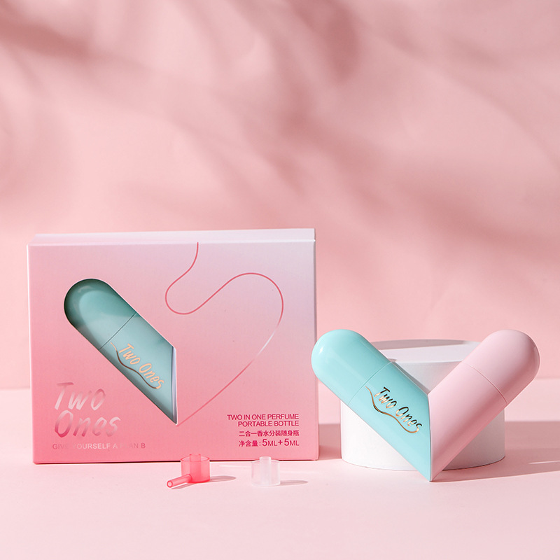 수평 보드 선물 상자-(티파니 블루 + 크리스탈 파우더), 마카롱 색상, ABS 쉘 + 양극 산화 알루미늄 노즐 + PP 라이너