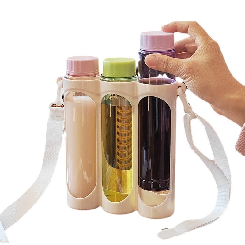 Directly Sold By Manufacturer, The Direct Drinking Water Can Be Worn Crossbody Strap, A Creative Plastic Cup Of Top Quality With Three_voghion.com