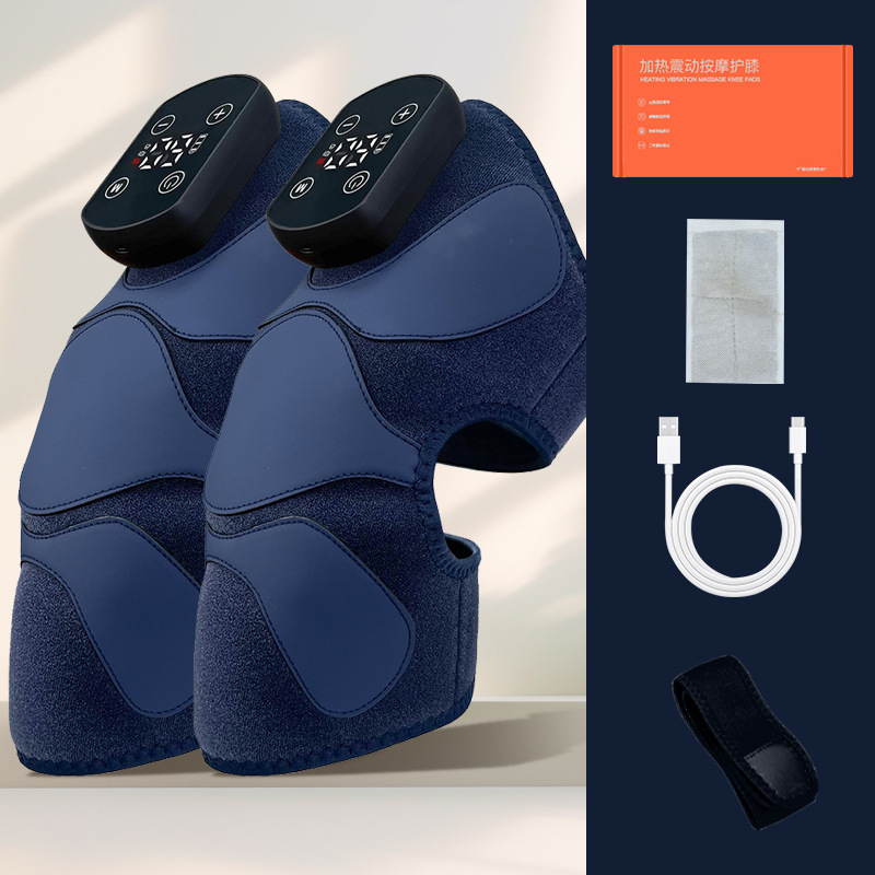 Protector de rodilla de calentamiento eléctrico, masajeador de rodilla de calentamiento de energía gigante, terapia de terapia de calentamiento, vibración de artefacto de articulación de mujer cálida