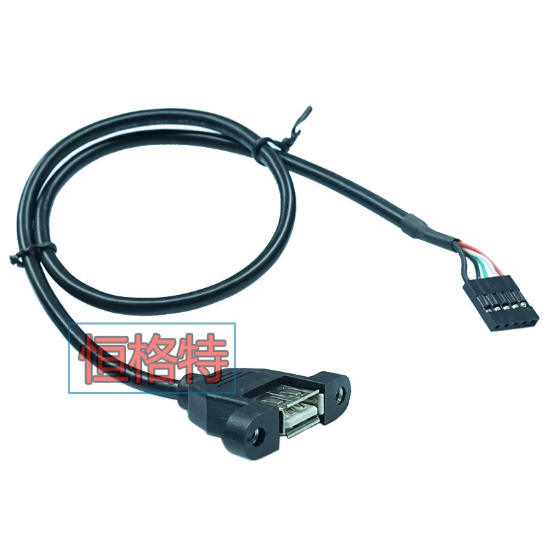 USB-линия USB-разъем линия материнская плата расширение линия 5P на USB материнская плата с ушком DuPont линия 30см-1.5 метров заводская продажа