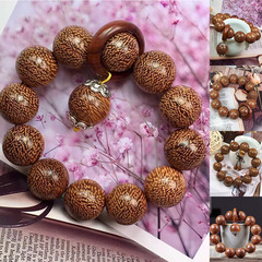 廠家批發印尼龍鱗木手串木佛珠手鍊男女飾品文玩層疊龍鱗盤玩佳品