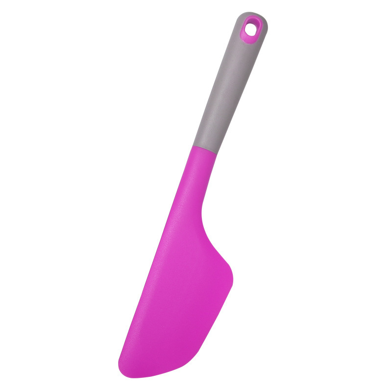 Raspador de silicona de borde suave grande de 10 pulgadas, crema batida de pastel resistente a altas temperaturas, herramienta de horneado de raspador de borde suave grande