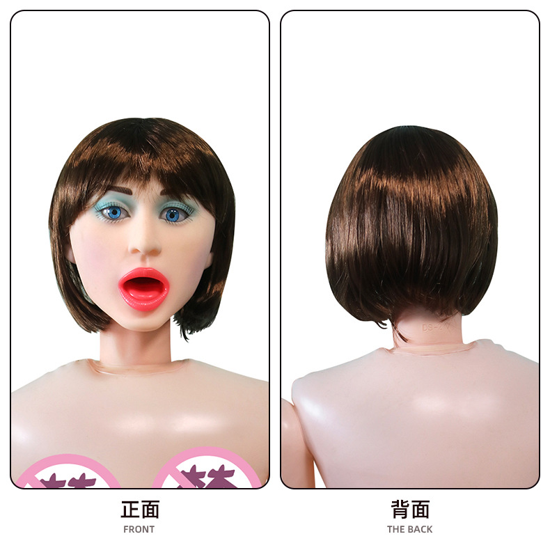 짧은 일반 다크 브라운 머리