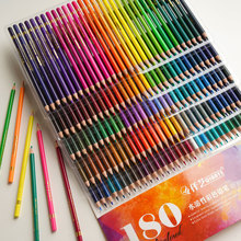 跨境专供180色72色水溶性彩色铅笔专业水溶性彩铅48色绘画画材笔