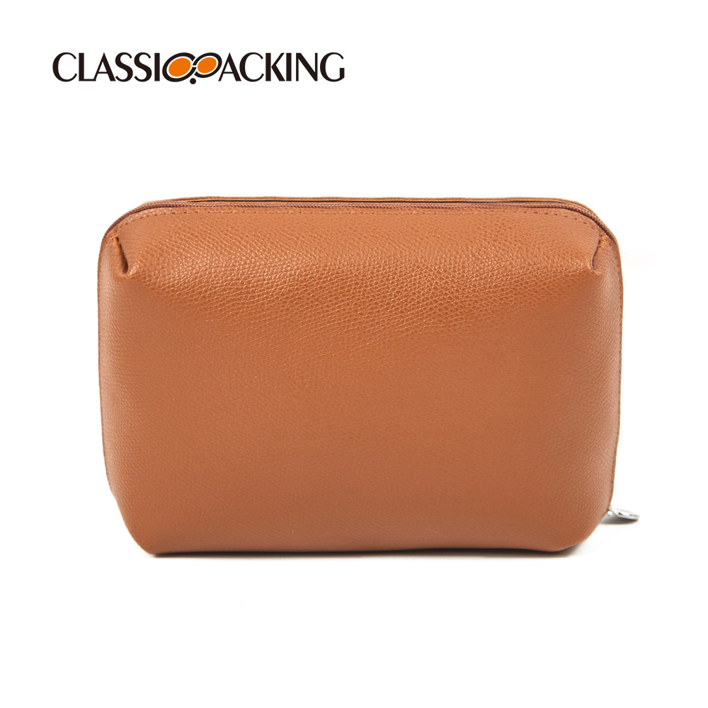 Bolsa de cosméticos cuadrada de mano de color claro simple, bolsa de almacenamiento de cosméticos, bolsa de lavado impermeable de almacenamiento de viaje, se puede agregar logotipo