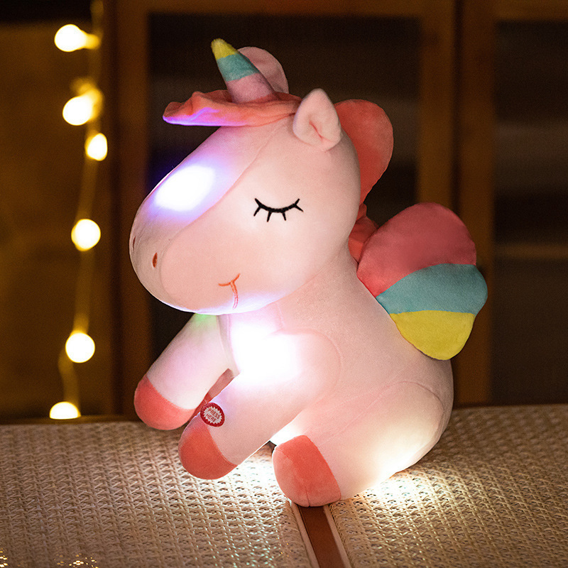 Cute Colorful Glowing Animal Teddy Bear Unicorn Doll Plush Toy Dolphin Alpaca Doll Ragdoll Cute Colorful Glowing Animal Teddy Bear Unicorn Doll Plush Toy Dolphin Alpaca Doll Ragdoll