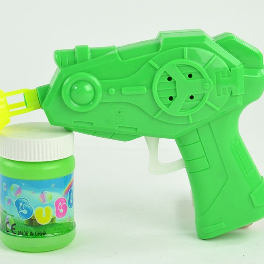 Pistola de burbujas de mano máquina de burbujas de dibujos animados presión de mano infantil burbuja agua juguete presión de mano pistola de burbujas