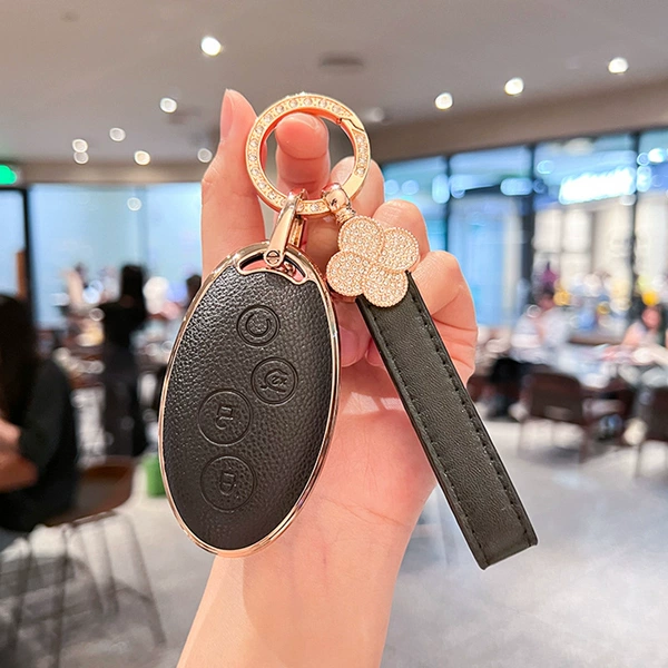 BYD D model [Black Jade Black] Single shell + Four-leaf Craft rope