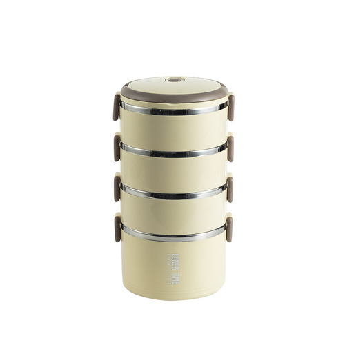 【Dropshipping】Factory Direct Sale Stainless Steel Multi-Layer Lunch Box Portable Meal Container for Students and Office Workers with Lunch