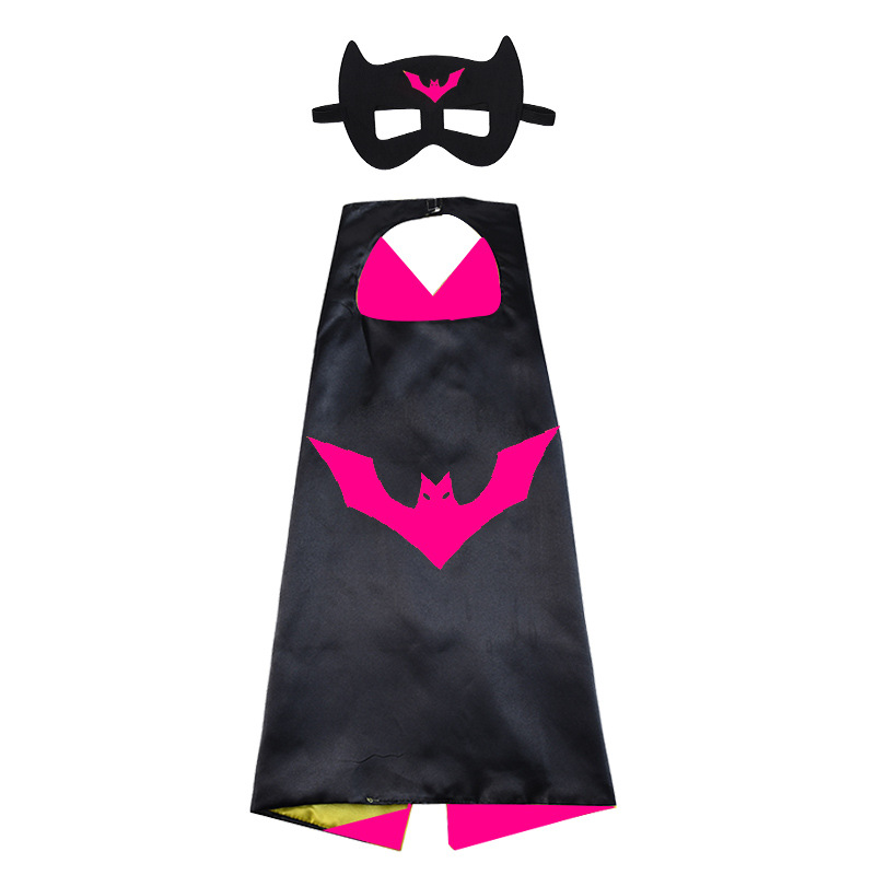 En stock al por mayor de Halloween Capitán América traje Spiderman Iron Man Hulk superhéroe capa niños