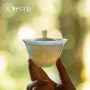 不烫手功夫泡茶耐热盖碗