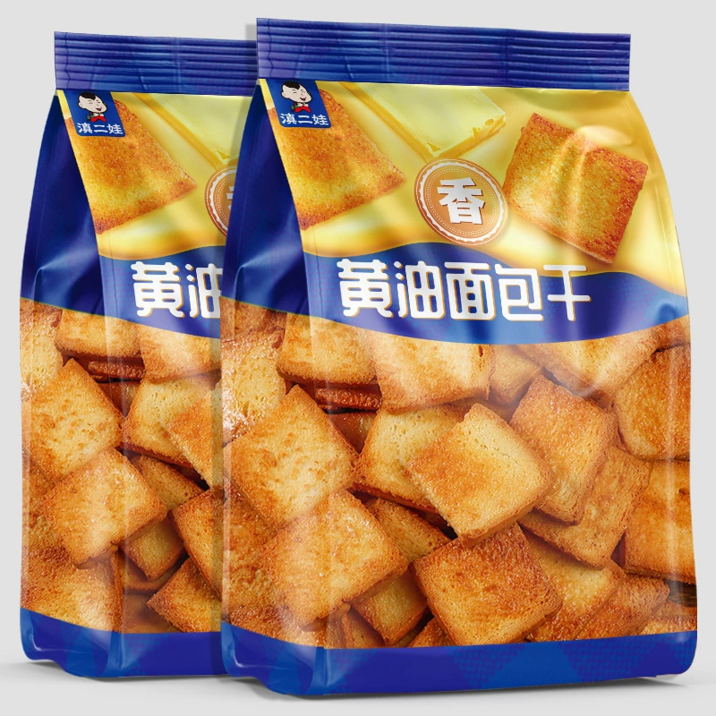 Хлебцы Дянь Эрва с маслом, 120 г, хрустящие, низкожирные, для завтрака, замена еды, целая коробка, снеки