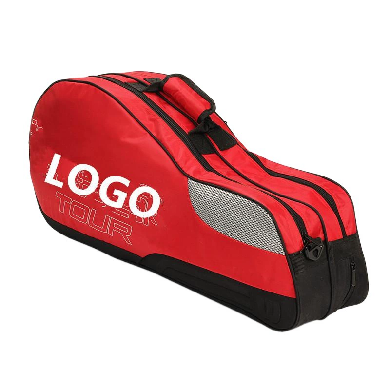 Новая модель 2025 года: утолщенная сумка для теннисных ракеток на одно плечо (на 4-6 ракеток) для мужчин и женщин, с отдельным отделением для обуви, в европейском и американском стиле.
