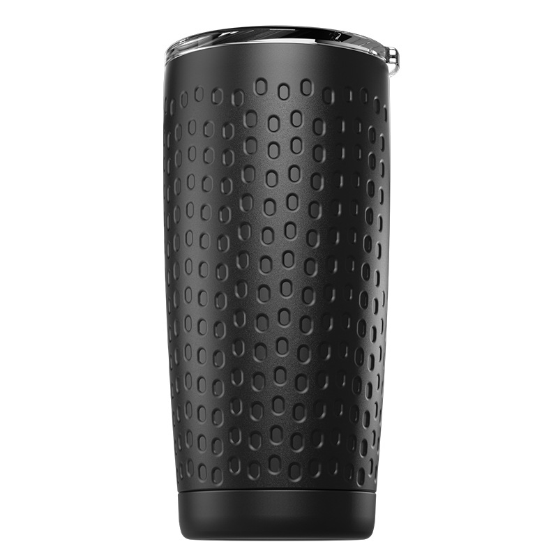 Hogar 304 taza de vacío portátil de acero inoxidable taza de coche de doble capa esmerilado antideslizante taza de agua simple fábrica al por mayor