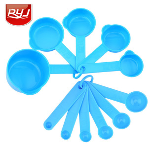 Source manufacturers 11-piece plastic measuring spoon measuring cup suit kitchen household meter baking tools