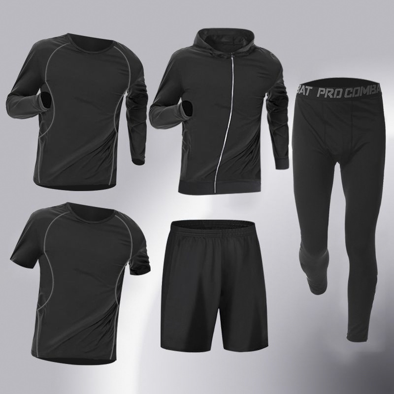 Elite gray five-piece set "Quick-drying and breathable" new style trousers with double side pockets