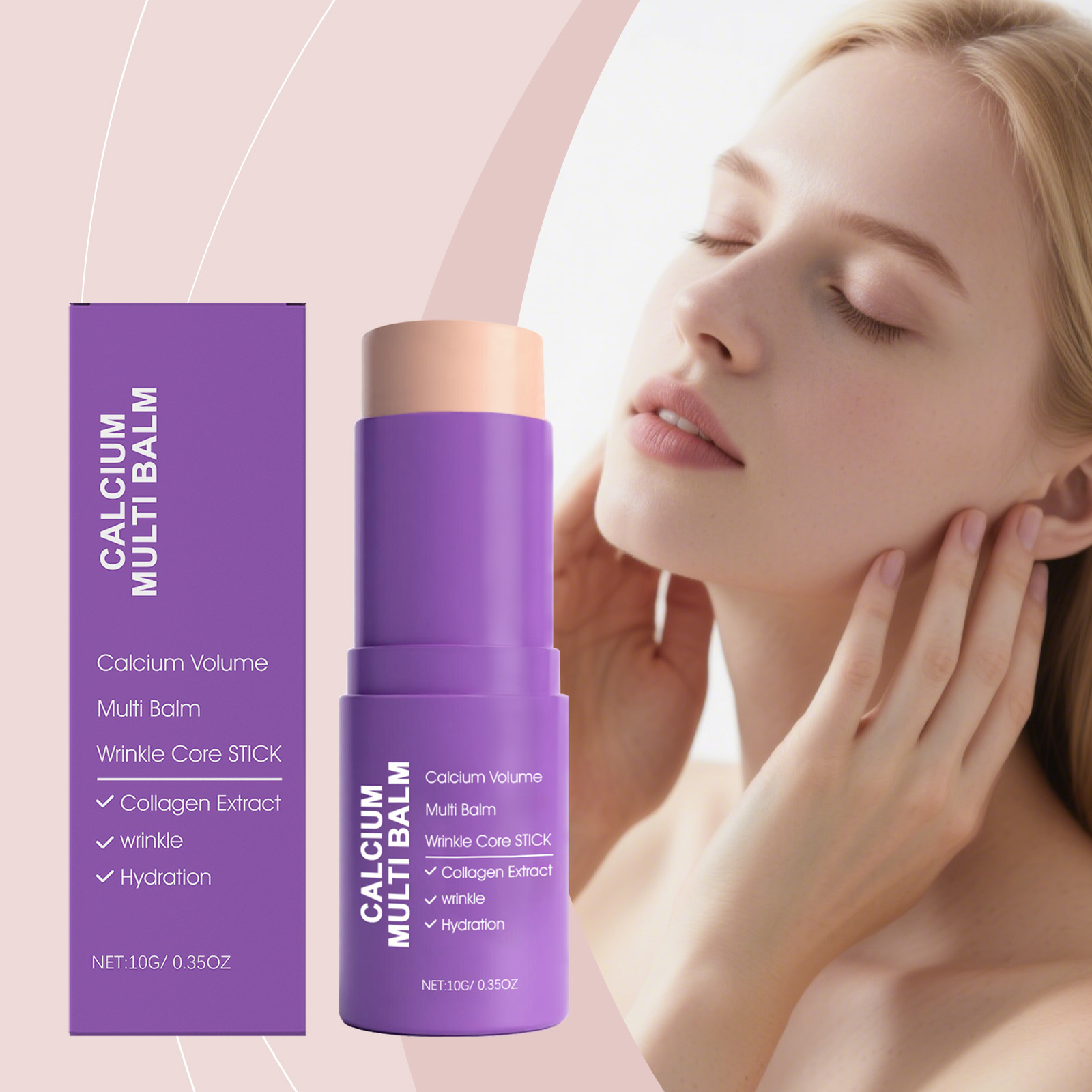 Multi-Effect Moisturizing Cream Stick, Light, Moisturizing, Delicate and Hydrating, Daily Convenient, Mild Moisturizing, External Application Care Cream